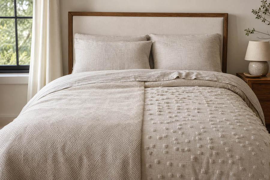 Jacquard vs. Tufted Bedding: Which Texture Works Better for Your Bed?